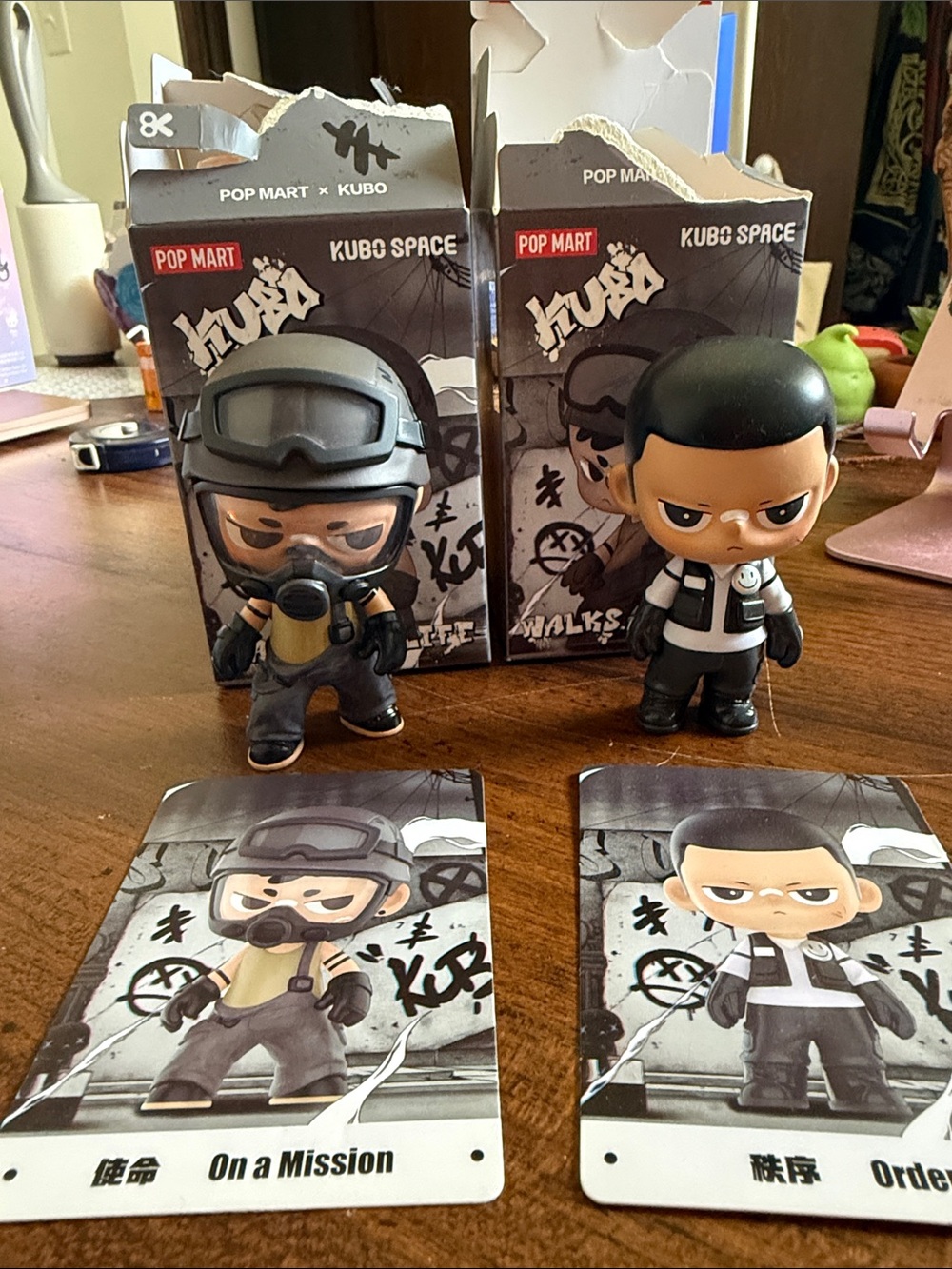 Pop Mart Kubo Space 'Walks of Life' Blind Box Set of Two